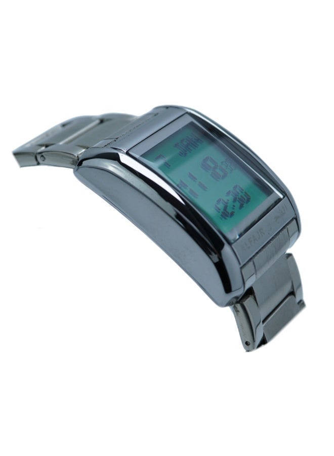 ساعة يد رقمية للرجال من الفولاذ المقاوم للصدأ - علبة مربعة WS-06SW - Image 3